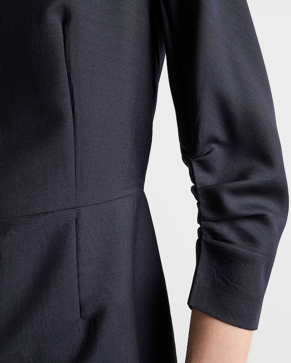 Kid mohair dress - Navy Kid mohair dress - Navy