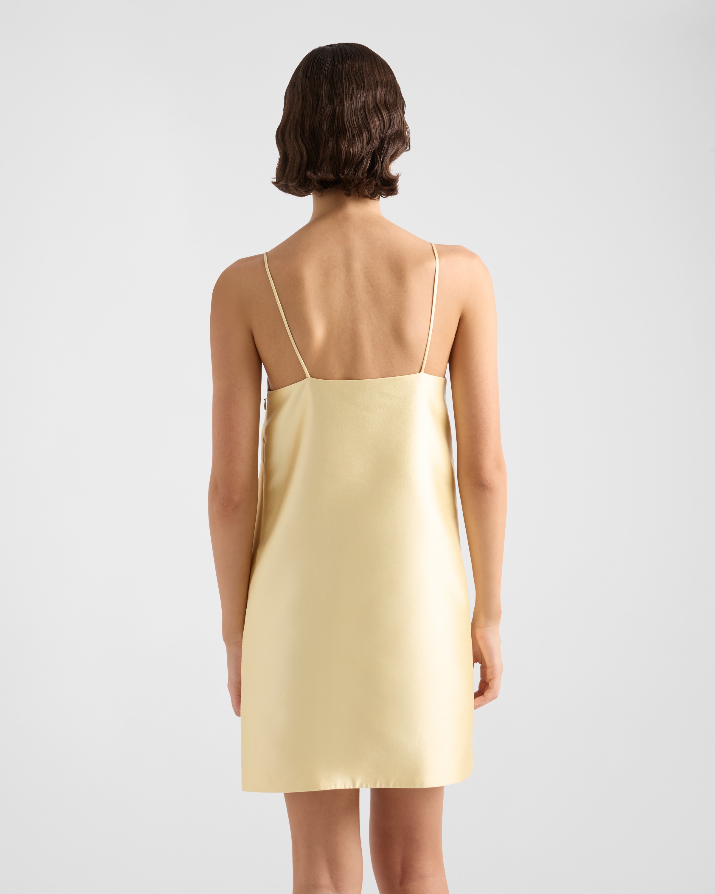 ワンピース PRADA Cream Silk Dress Gorgeous Fall 2000 Prada Backless Ivory Bias Cut Silk Dress