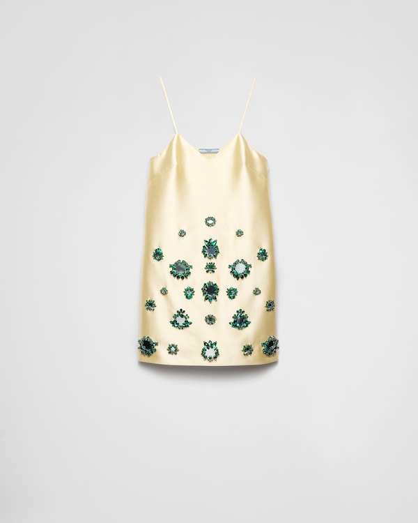 Gold Sequined dress | PRADA