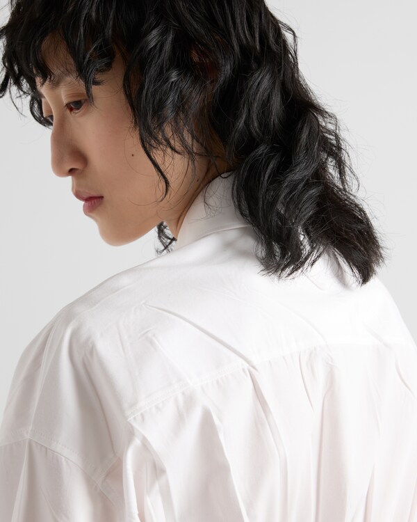 Cotton canvas dress - White Cotton canvas dress - White