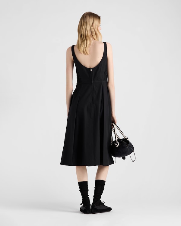 Cotton canvas dress - Black Cotton canvas dress - Black