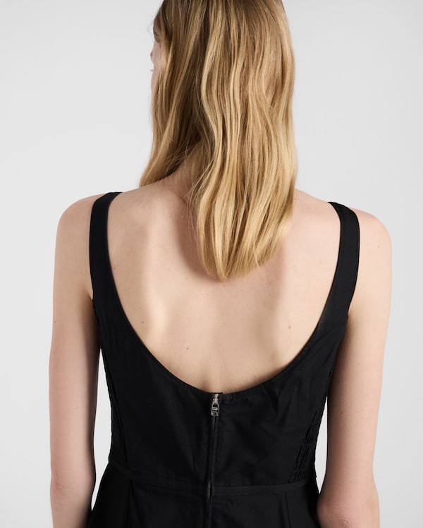 Cotton canvas dress - Black Cotton canvas dress - Black