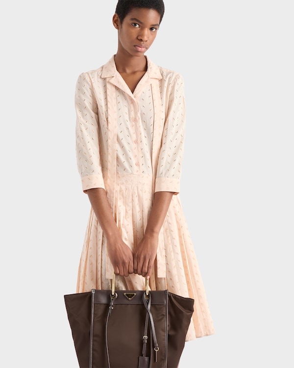 Eyelet lace shirt dress Eyelet lace shirt dress