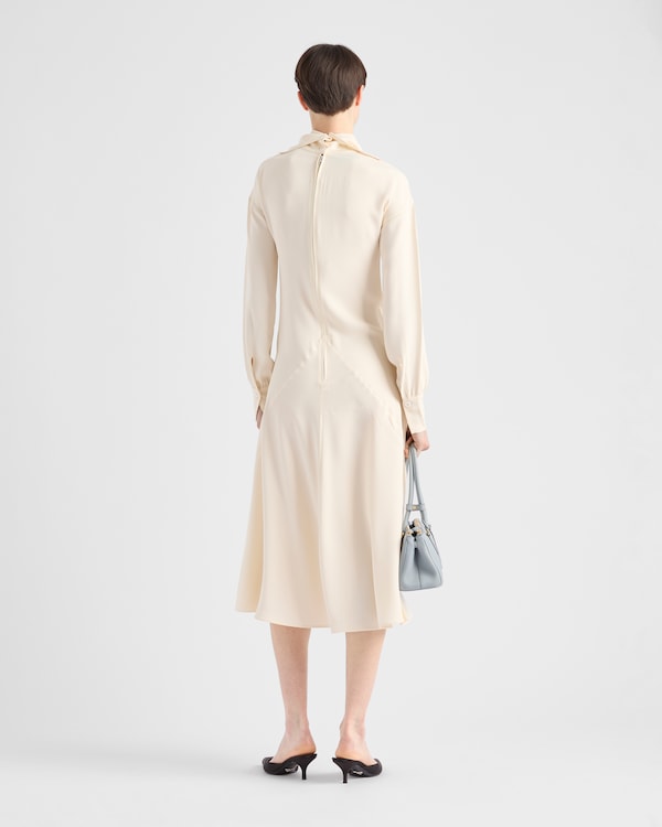 Silk broadcloth midi-dress Silk broadcloth midi-dress