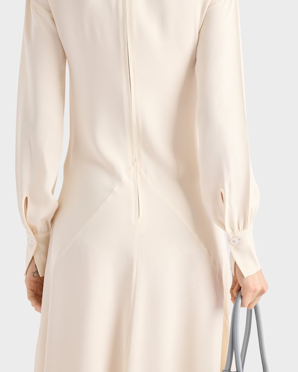 Silk broadcloth midi-dress Silk broadcloth midi-dress