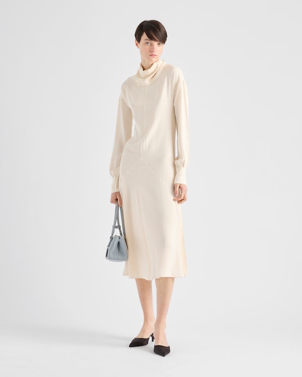 Silk broadcloth midi-dress Silk broadcloth midi-dress