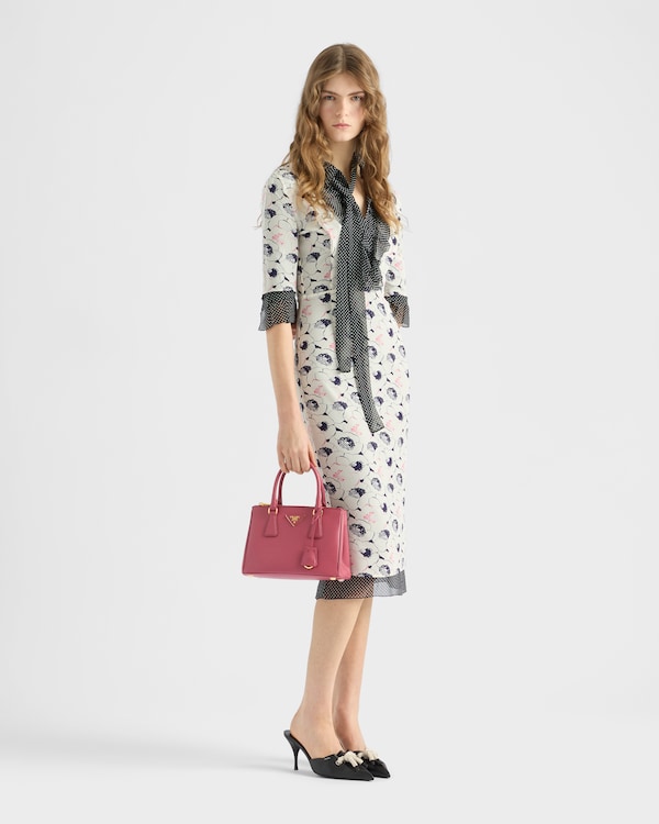 Printed georgette dress - Ivory Printed georgette dress - Ivory