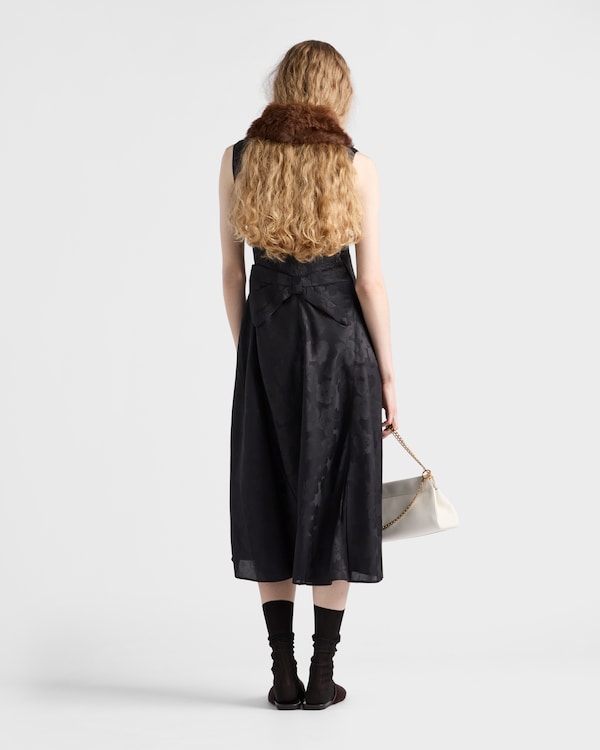 Floral jacquard dress - Smoky Gray Floral jacquard dress - Smoky Gray