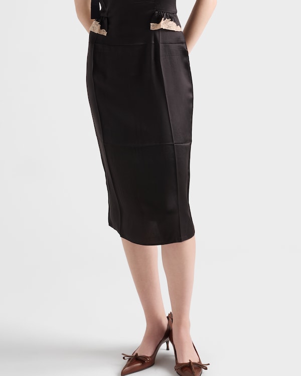 Silk and lace dress Silk and lace dress