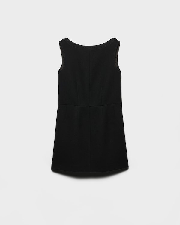 Natté mini-dress - Black Natté mini-dress - Black