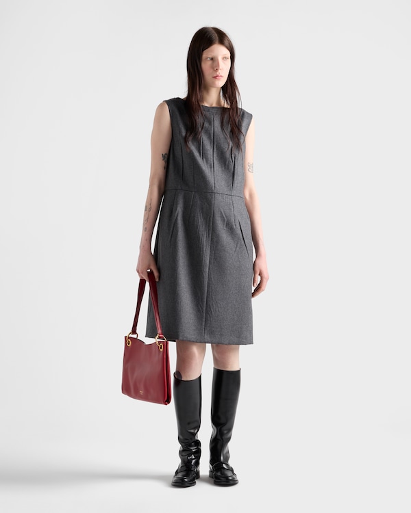 Flannel dress - Slate Gray Flannel dress - Slate Gray