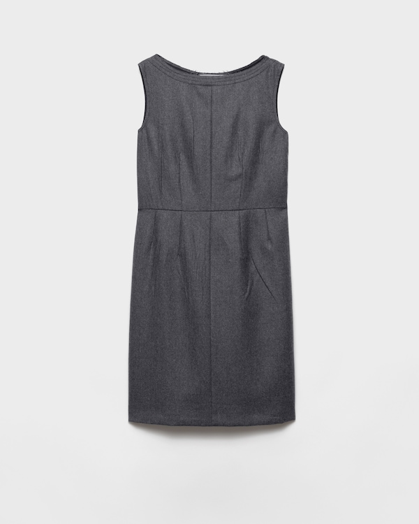 Flannel dress - Slate Gray Flannel dress - Slate Gray