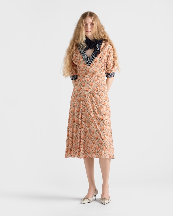 Printed georgette dress Printed georgette dress