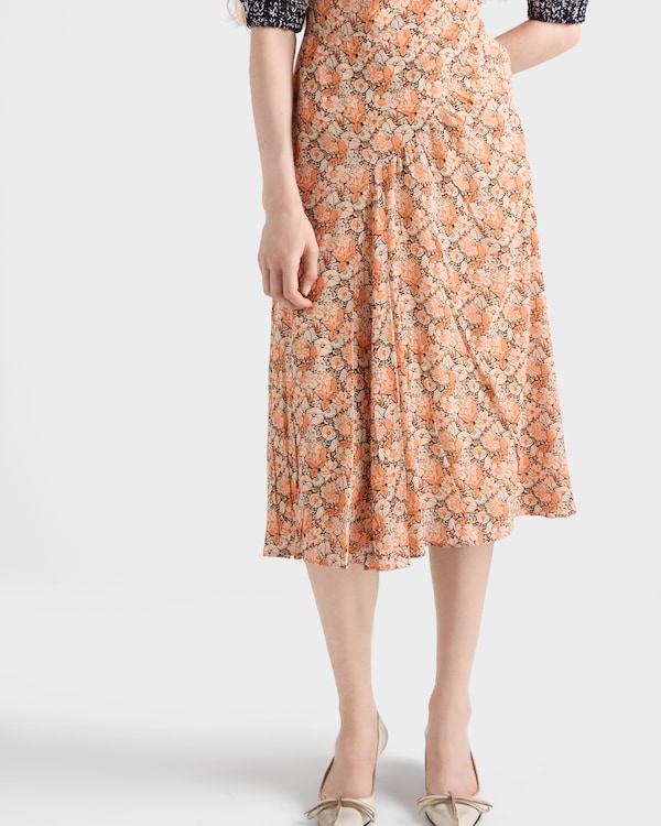 Printed georgette dress Printed georgette dress