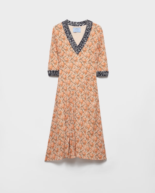 Printed georgette dress Printed georgette dress