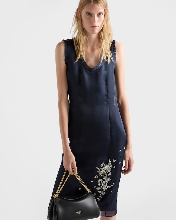 Embroidered silk organza dress Embroidered silk organza dress