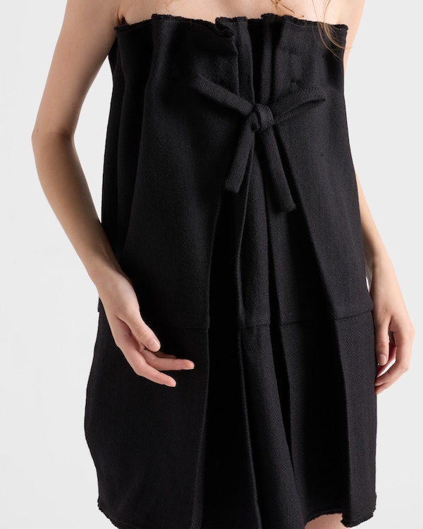 短款人字纹羊毛连衣裙 短款人字纹羊毛连衣裙