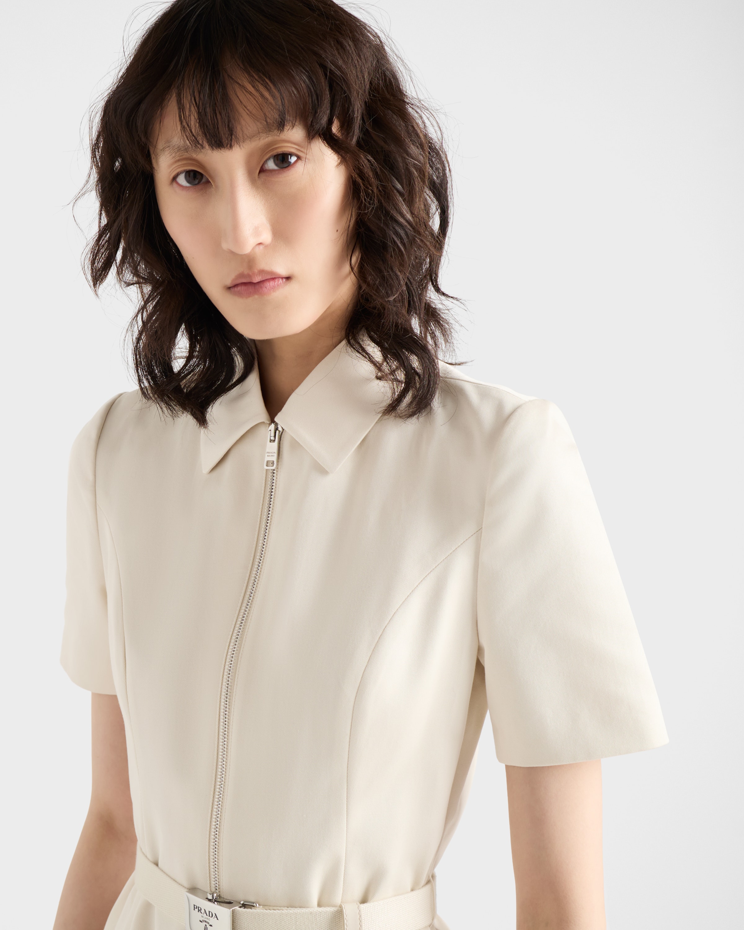 PRADA プラダ フェミニン♪ Chino dress ワンピース Natural Chino dress | PRADA