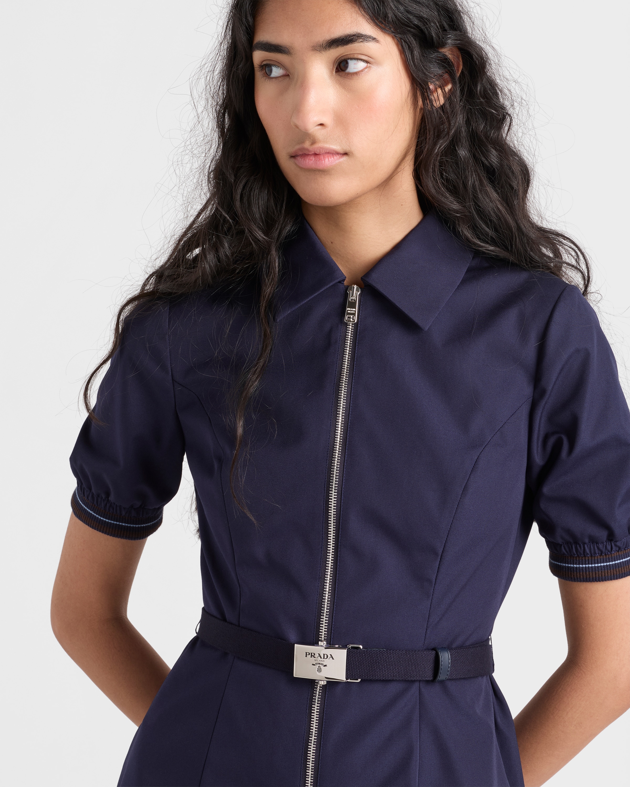 blue prada dress Prada // Blue Denim Midi Dress – VSP Consignment
