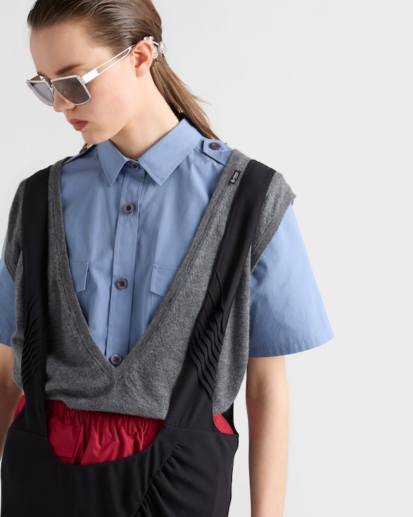 缎面sablé连衣裙 - 黑色 缎面sablé连衣裙 - 黑色