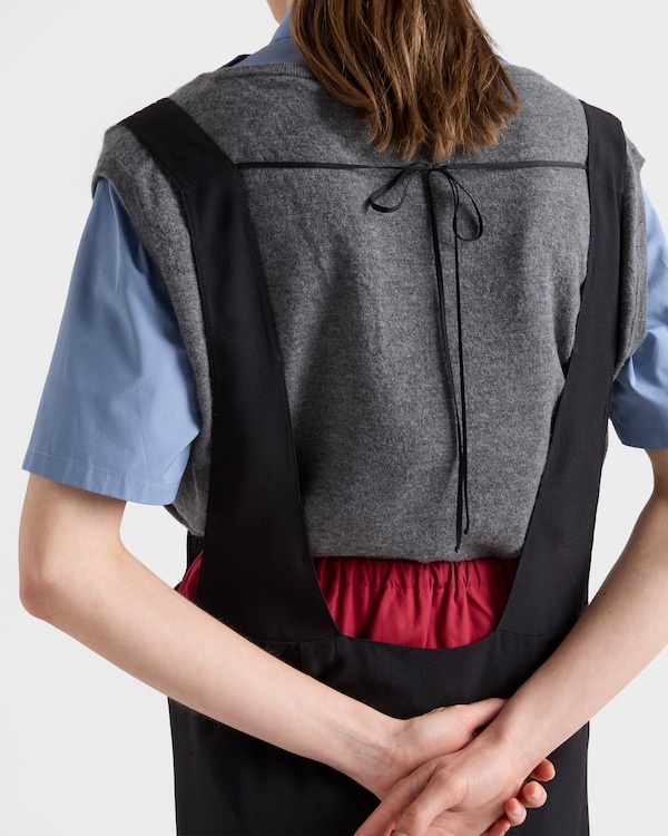 缎面sablé连衣裙 - 黑色 缎面sablé连衣裙 - 黑色