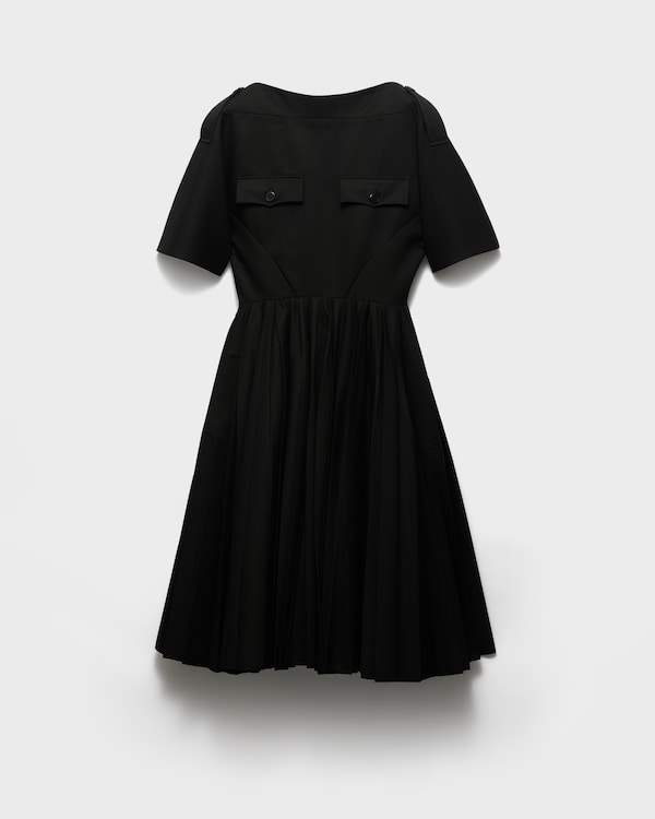 Gabardine dress - Black Gabardine dress - Black
