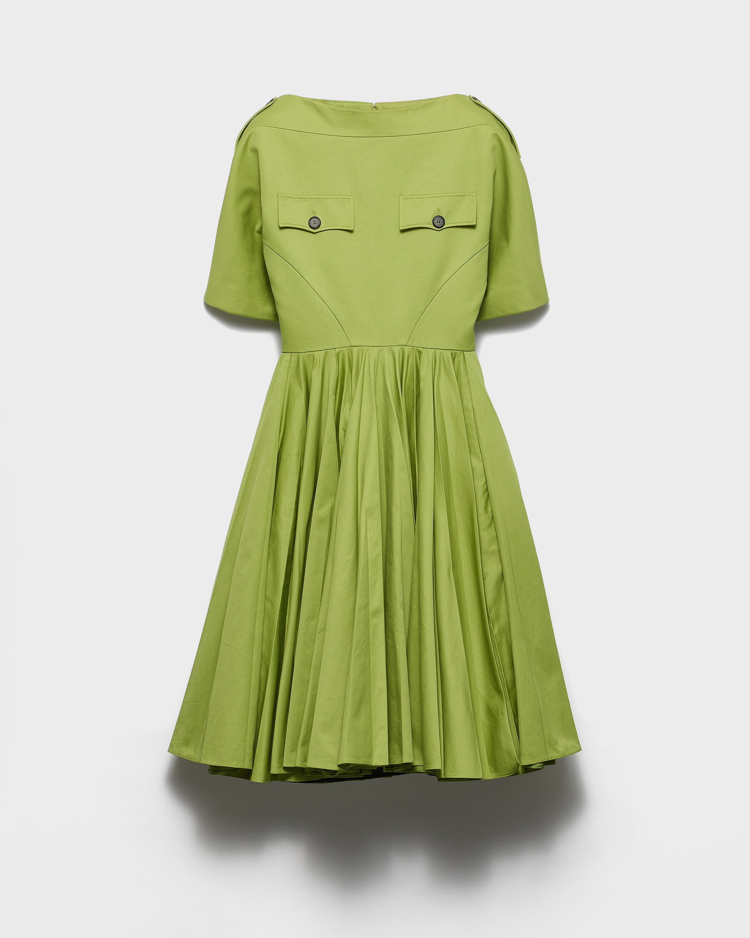 Fern Green Chino Dress | PRADA