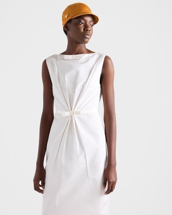 Faille dress - White Faille dress - White