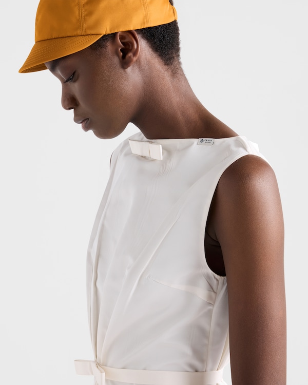 Faille dress - White Faille dress - White