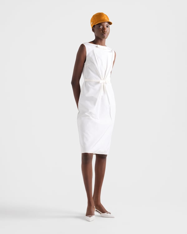 Faille dress - White Faille dress - White