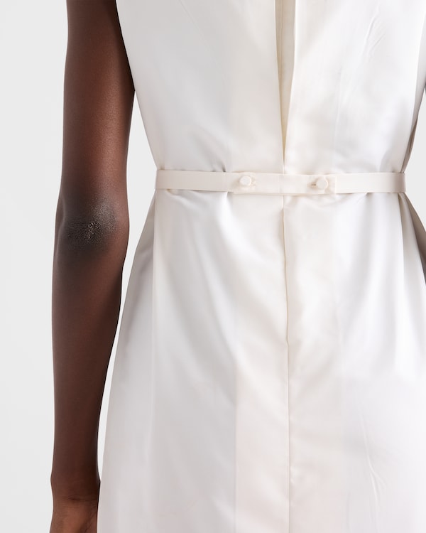 Faille dress - White Faille dress - White