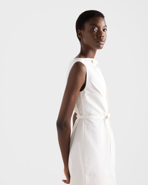Faille dress - White Faille dress - White