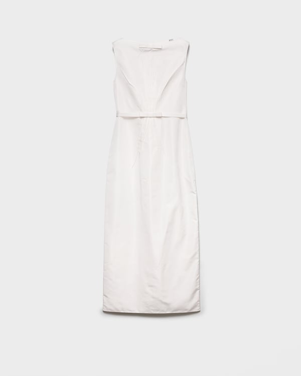 Faille dress - White Faille dress - White