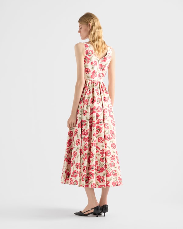 Soft poplin dress - Red Soft poplin dress - Red
