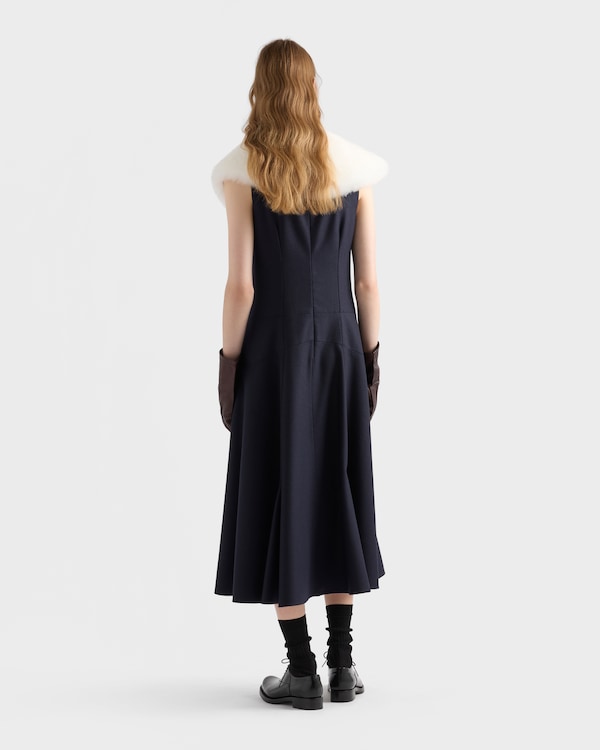 Re-Wool dress - Navy Re-Wool dress - Navy