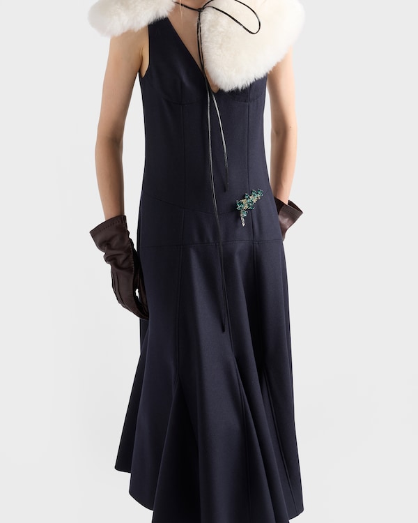 Re-Wool dress - Navy Re-Wool dress - Navy