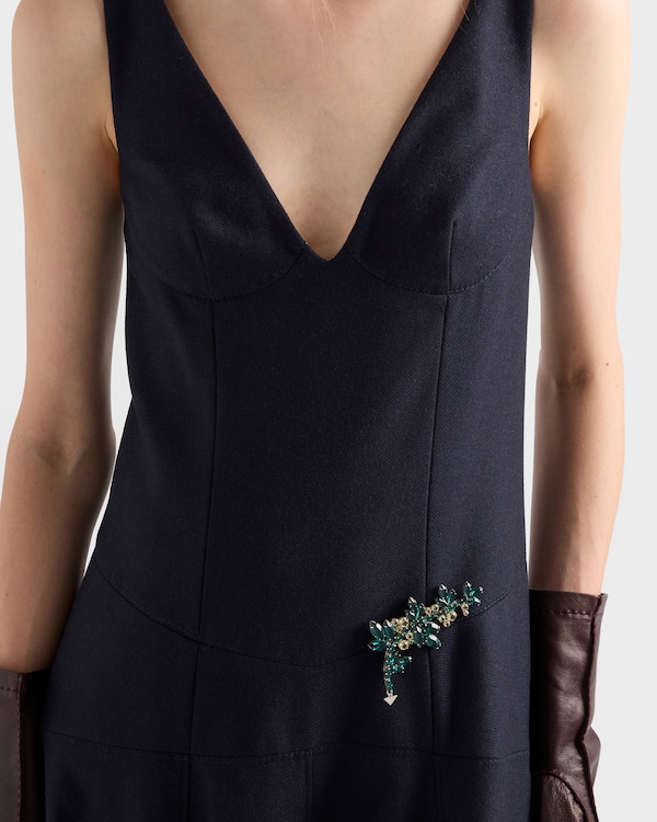 Re-Wool dress - Navy Re-Wool dress - Navy
