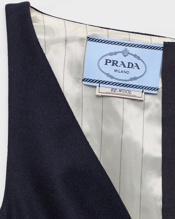 Re-Wool dress - Navy Re-Wool dress - Navy