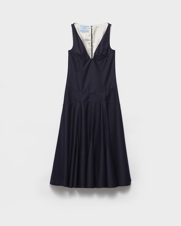 Re-Wool dress - Navy Re-Wool dress - Navy