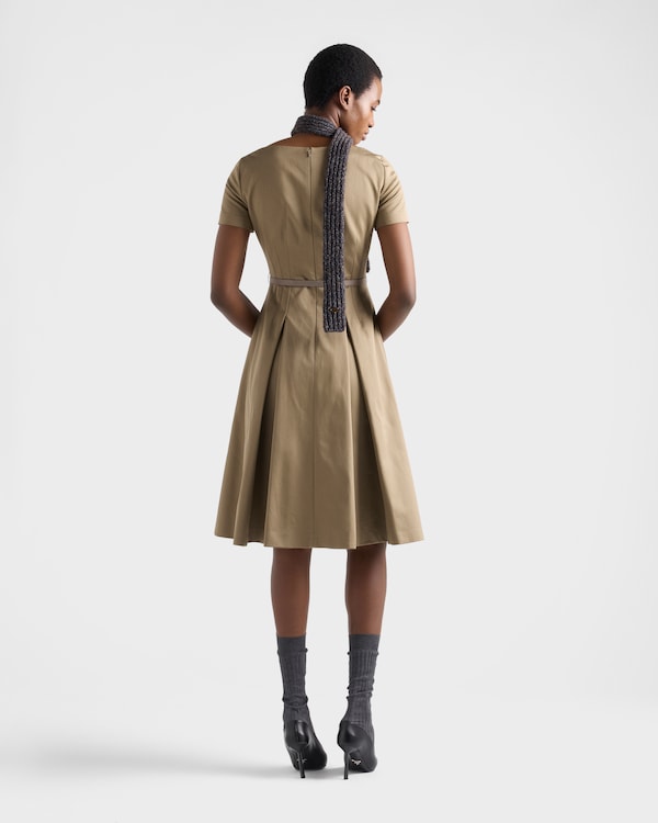 Chino zipper dress - Clay Grey Chino zipper dress - Clay Grey