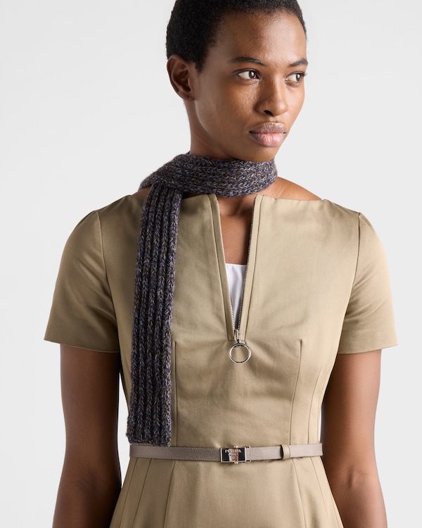 Chino zipper dress - Clay Grey Chino zipper dress - Clay Grey