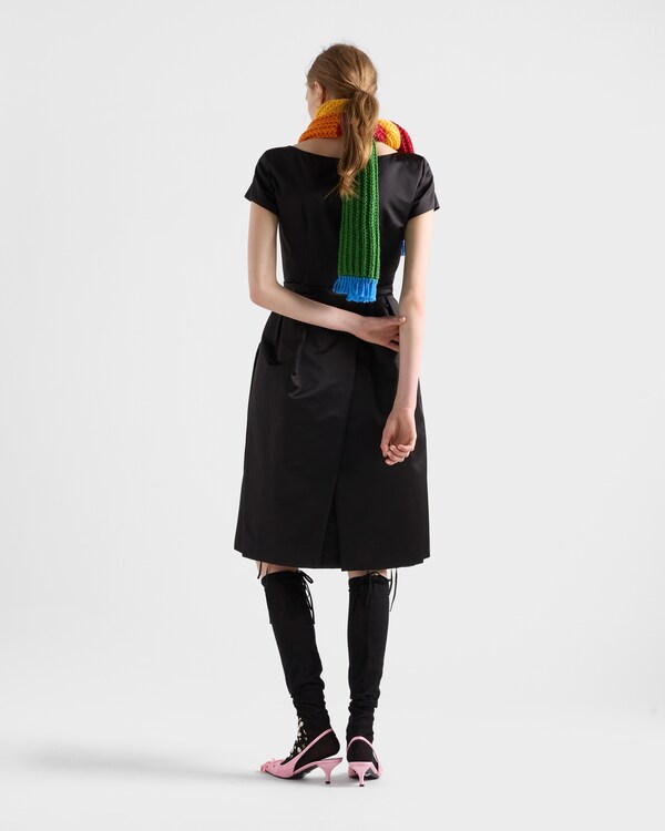 Duchesse silk dress - Black Duchesse silk dress - Black