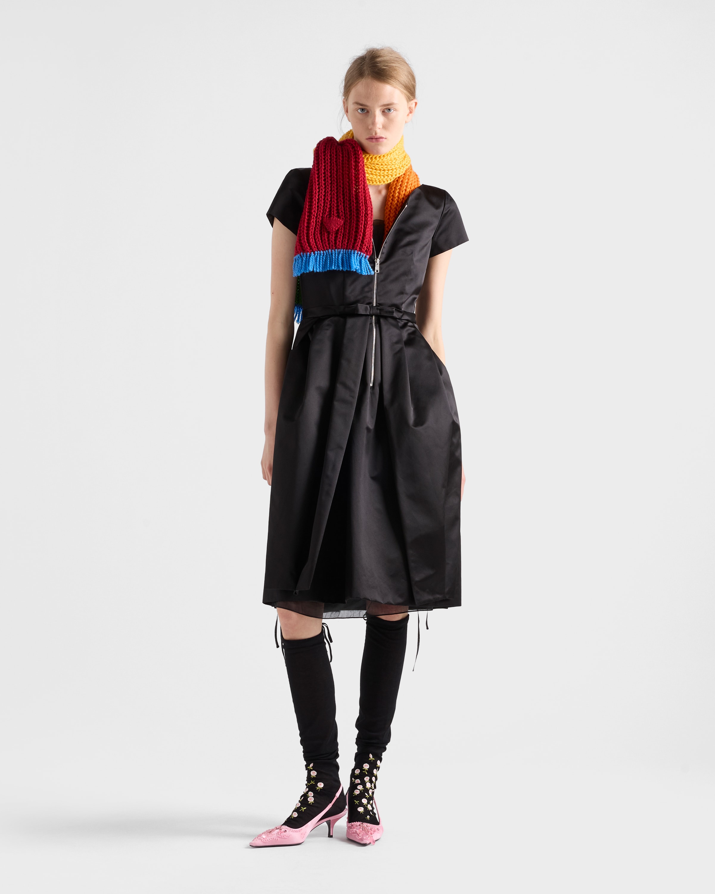 prada black dress Duchesse silk Strapless prom dresses Imported. Oatmeal Low Back Maxi Color:Watermelon