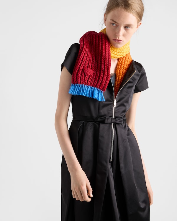 Duchesse silk dress - Black Duchesse silk dress - Black