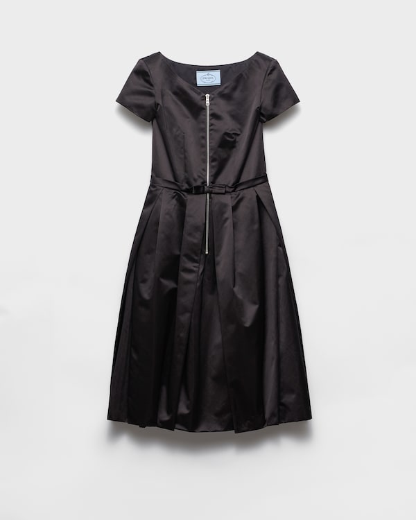 Duchesse silk dress - Black Duchesse silk dress - Black