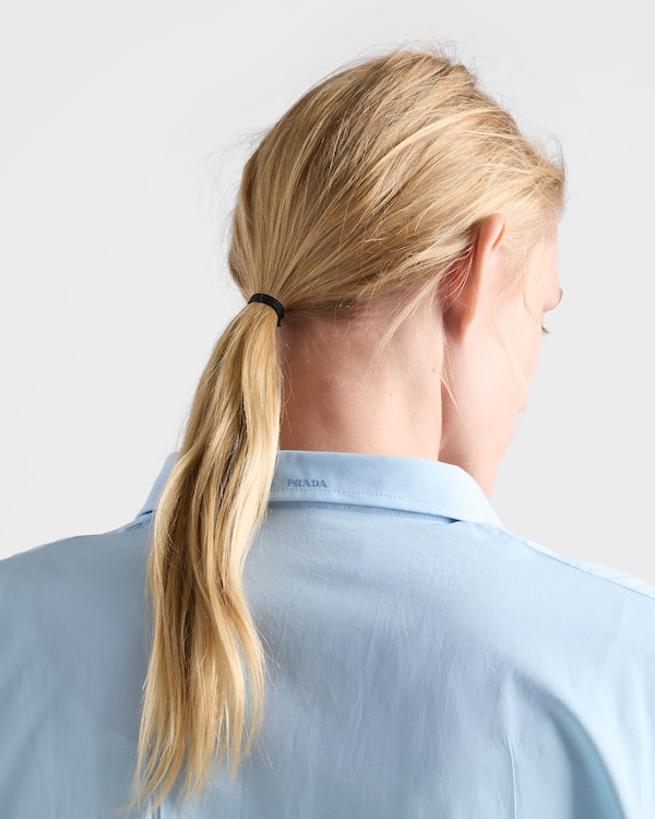 Cotton poplin dress - Sky Blue Cotton poplin dress - Sky Blue