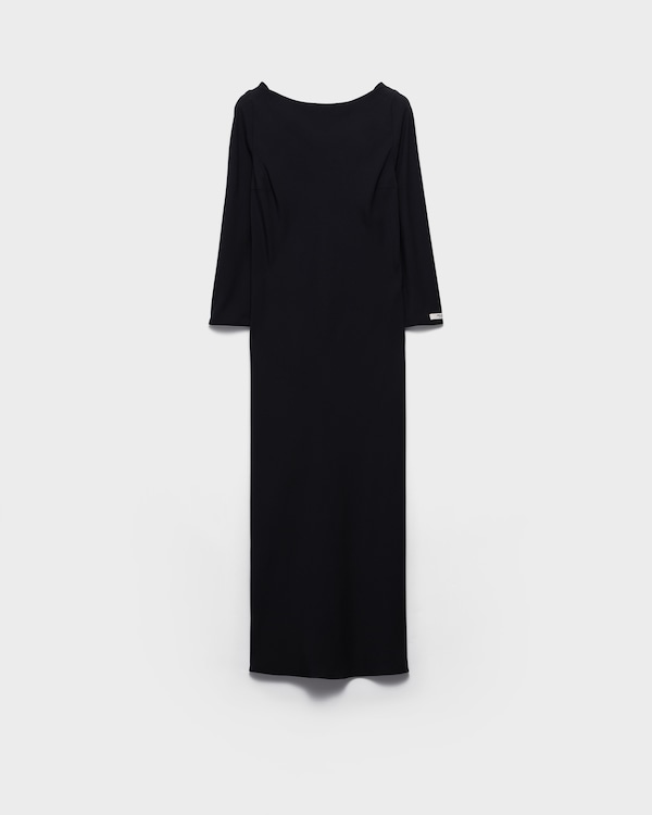 Kleid aus Sablé - Schwarz Kleid aus Sablé - Schwarz