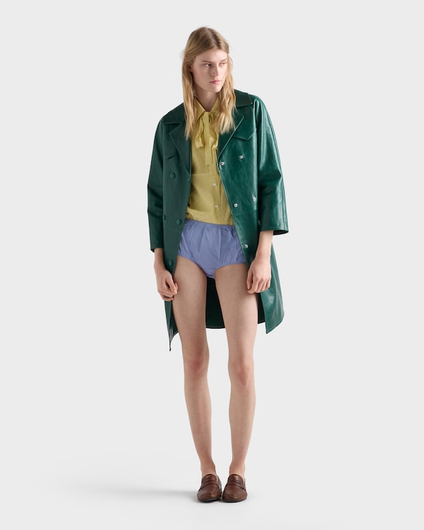 Polka-dot satin shirt - Yellow Polka-dot satin shirt - Yellow