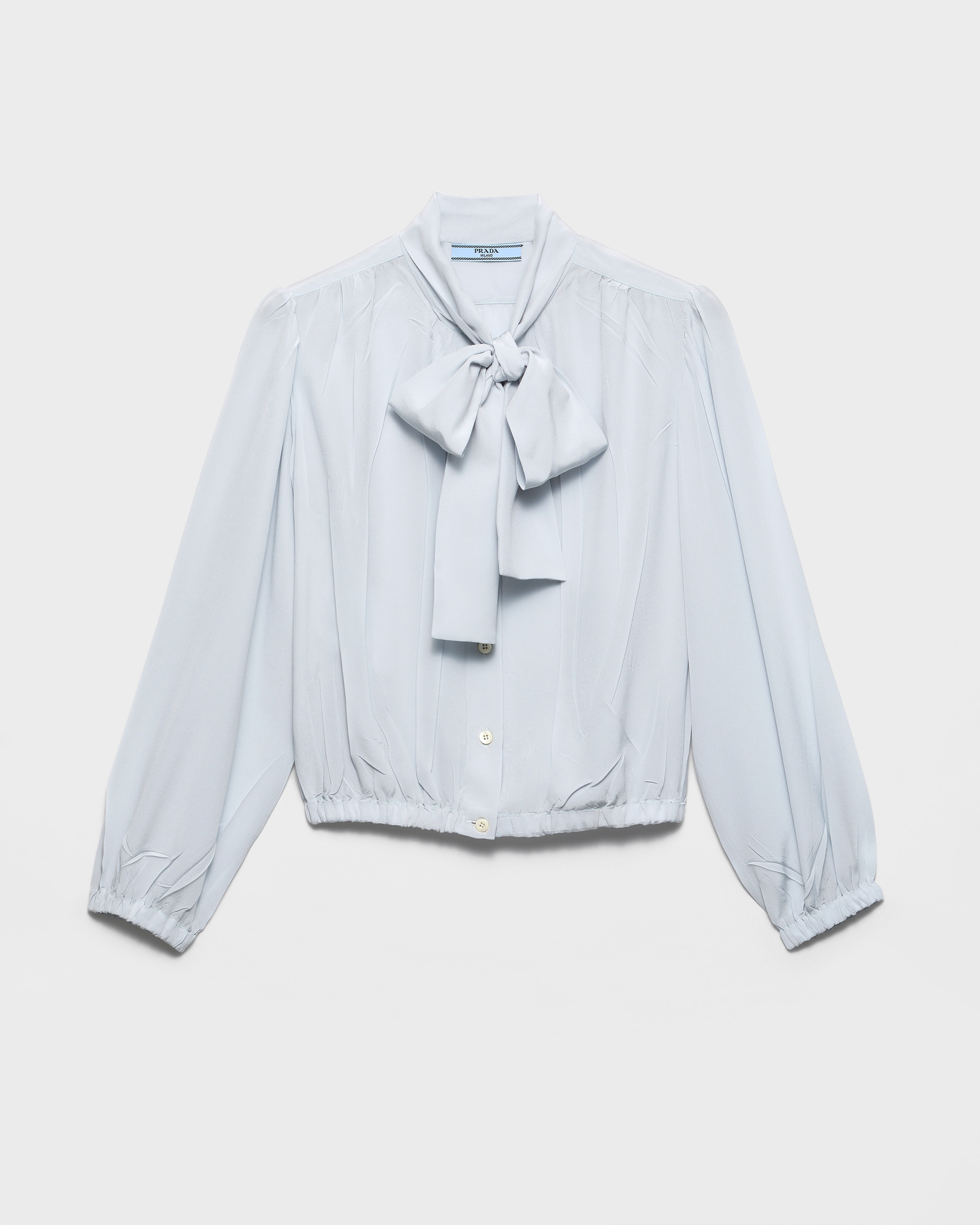 Astro Crepe de chine shirt | PRADA - United States