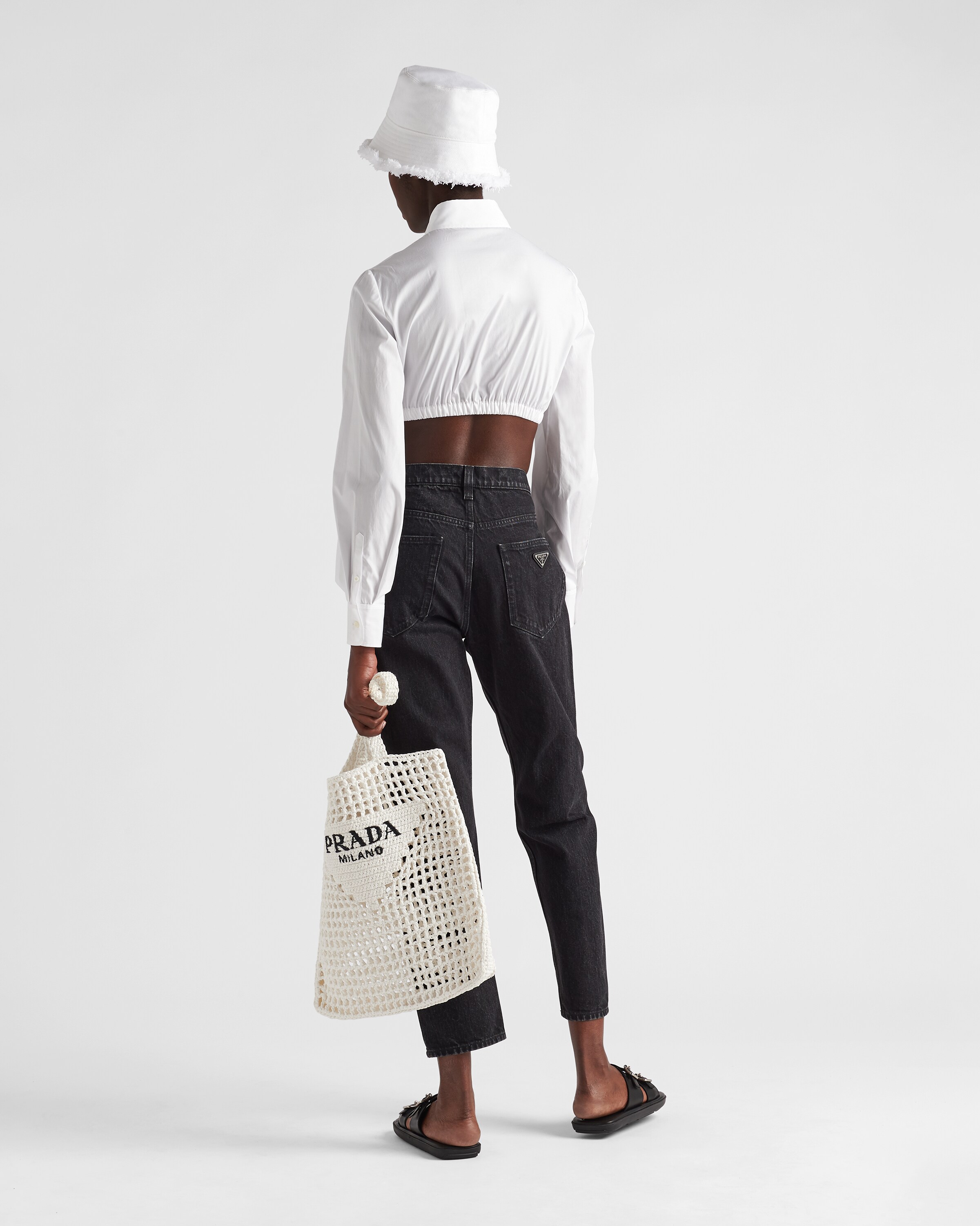 Prada Chemise en popeline brodée 5